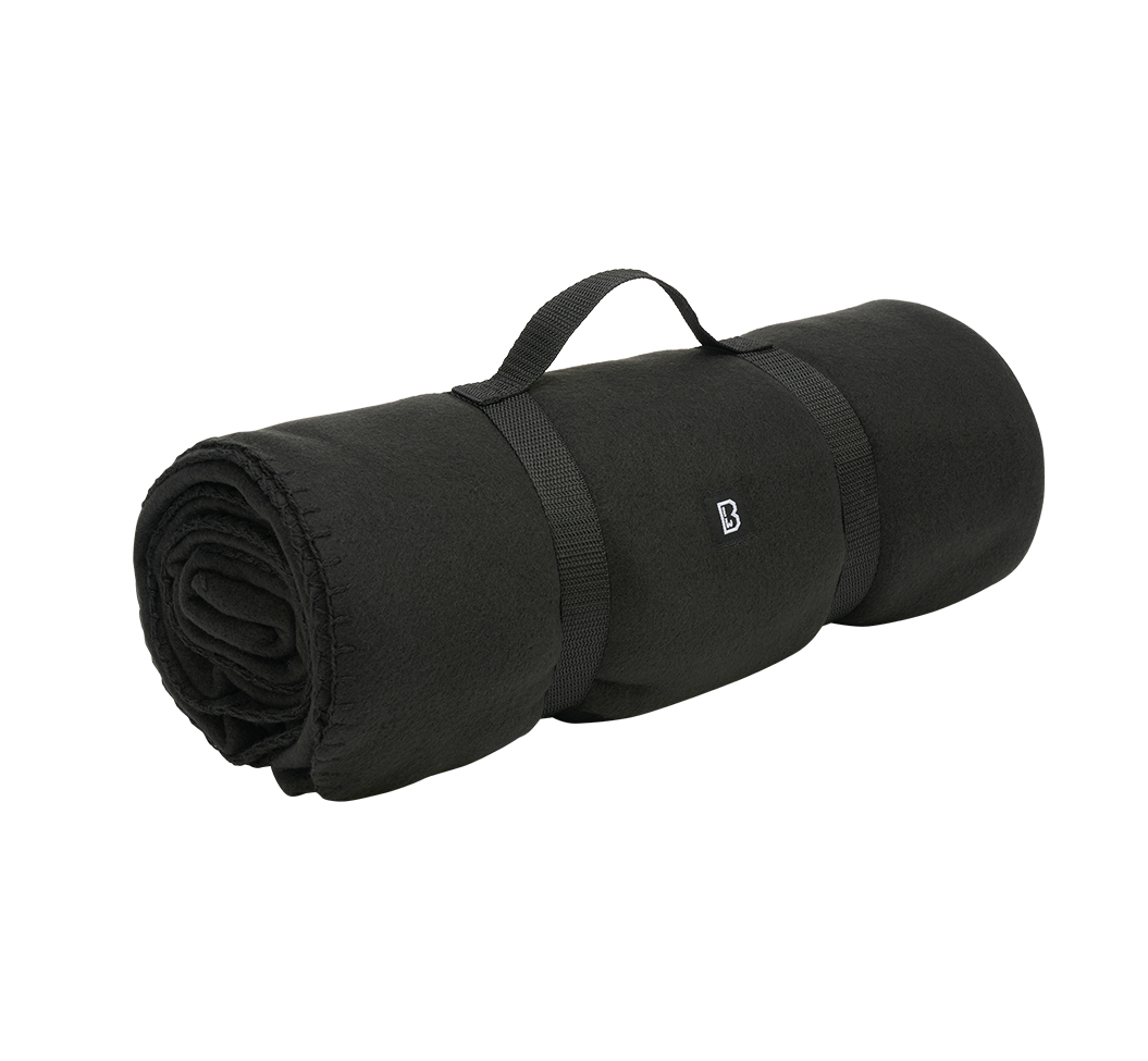 Couverture polaire Brandit 135 x 175 cm en polyester avec sangle de transport amovible