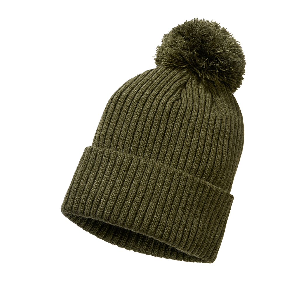 Bonnet à pompon Brandit Bobble Hat en maille polyacrylique avec doublure polaire