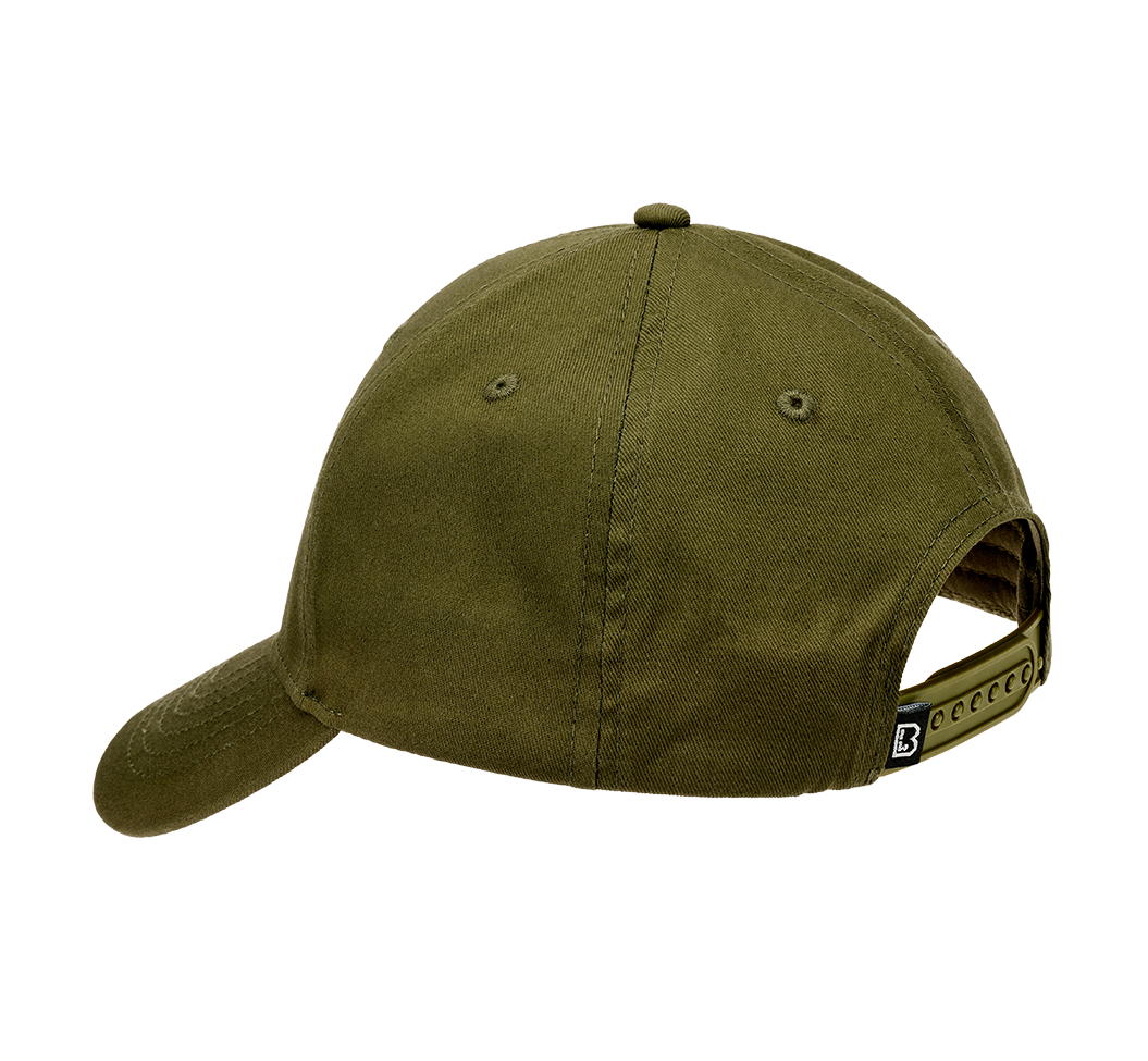 Casquette Brandit Basecap en coton fermeture plastique réglable œillets d'aération