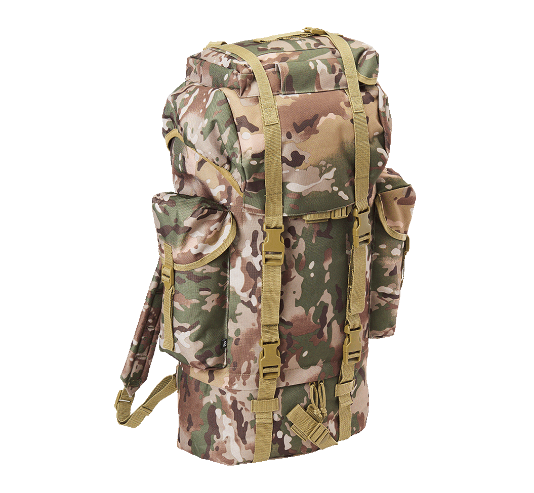 Sac à dos Brandit Combat 65 L polyester 600D compartiment bas pour chaussures