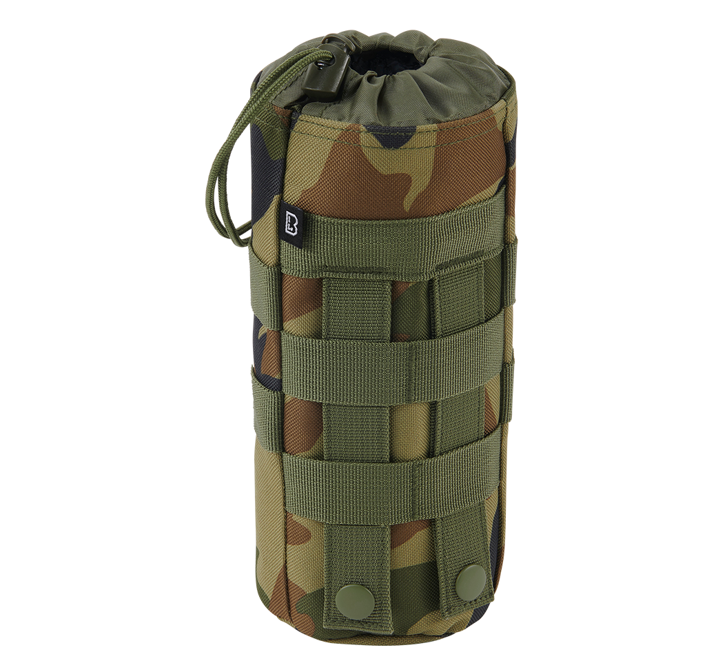 Porte-gourde Brandit MOLLE polyester 600D collerette élastique bouteilles 0,5 à 1 L