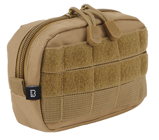 Pochette Brandit MOLLE Compact à glissière poche filet intérieure 11 x 15,5 x 4 cm