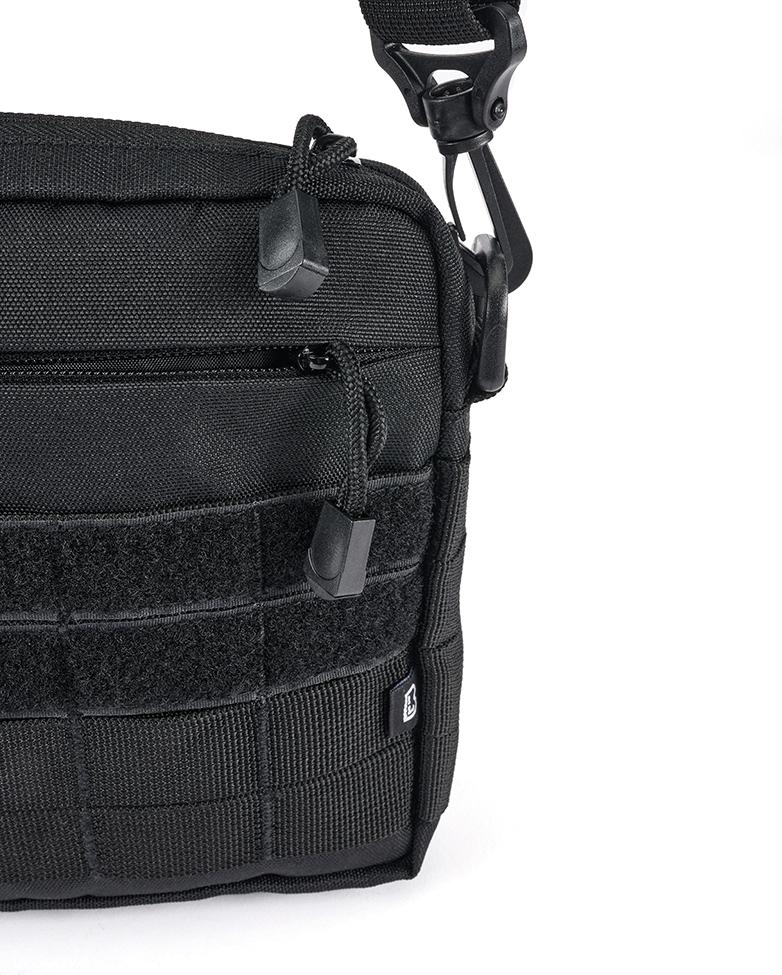 Sacoche Brandit City polyester 600D bandoulière détachable MOLLE 18 x 19 x 4 cm