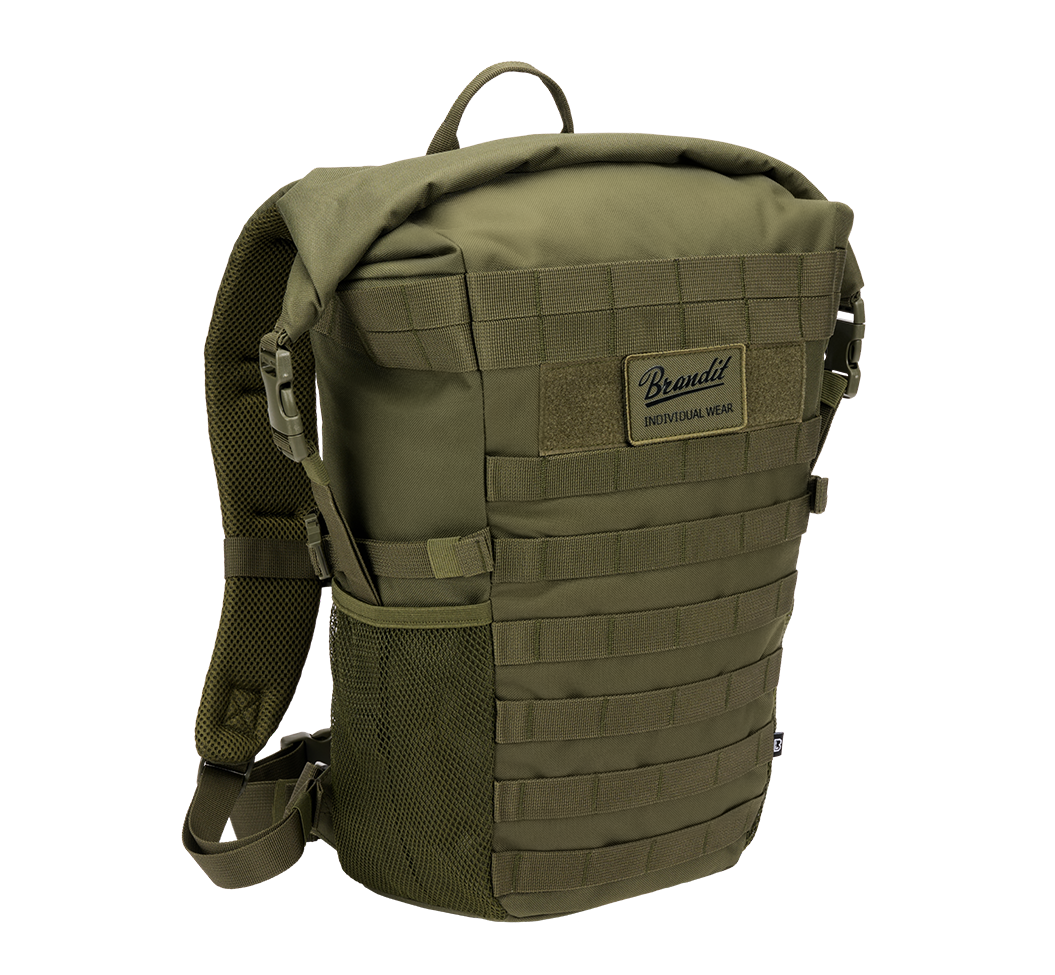 Sac à dos Brandit US Cooper Rolltop 25 L polyester 600D sangles MOLLE et ventrale