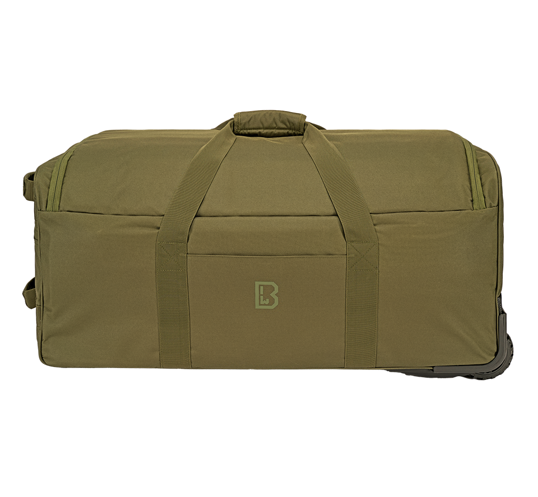 Sac de voyage Brandit US Cooper Trolley 140 L polyester 600D trois roulettes MOLLE