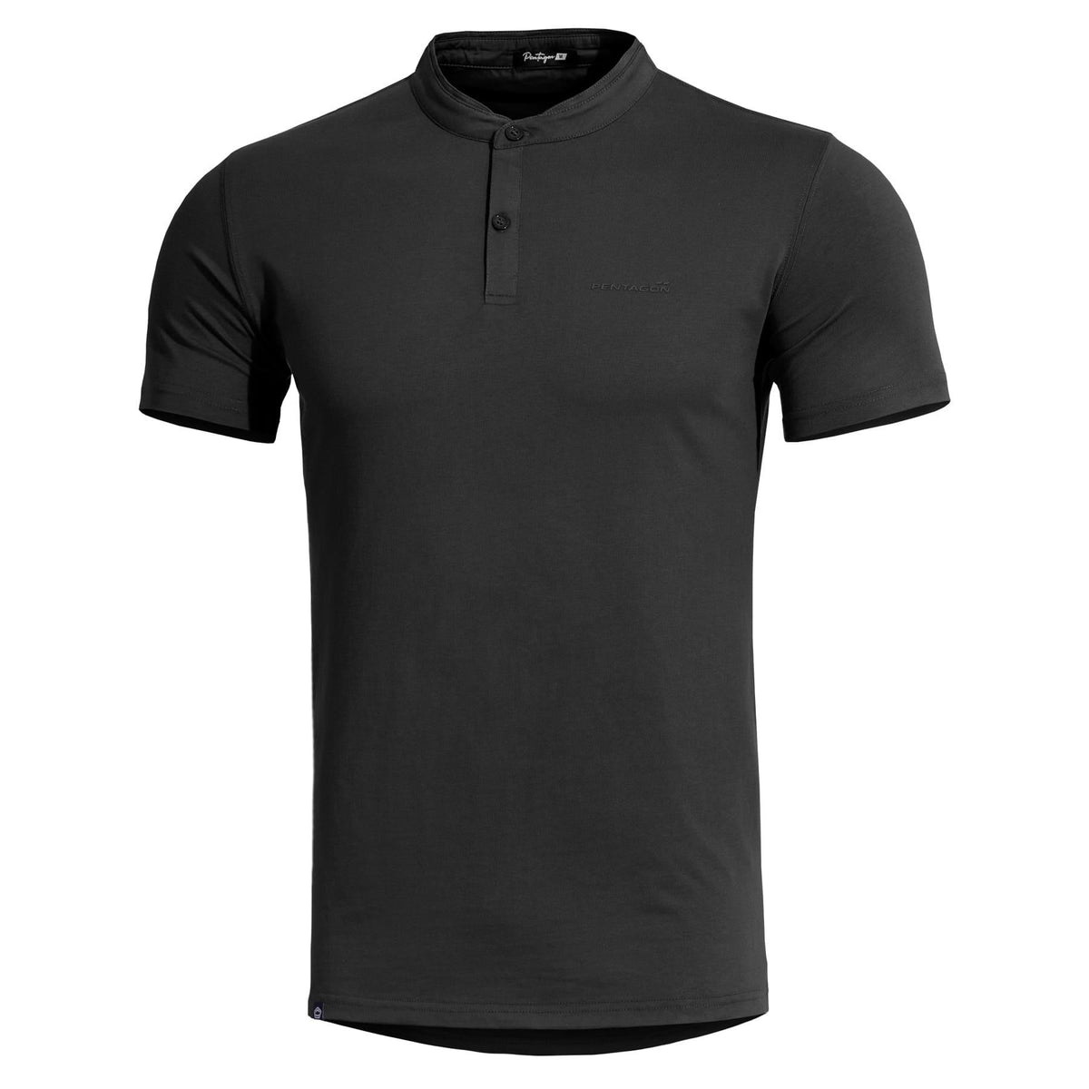 T-shirt col mandarin Pentagon Romeo 2.0 coton 190 g/m² OEKO-TEX 100