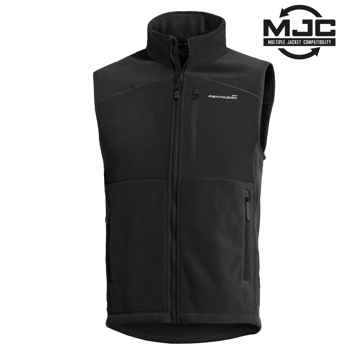 Gilet polaire Pentagon Athos 2.0 polyester 320 g/m² poche poitrine softshell