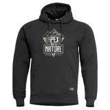 Sweat à capuche Pentagon Phaeton Apex of Nature coton-polyester poches laser