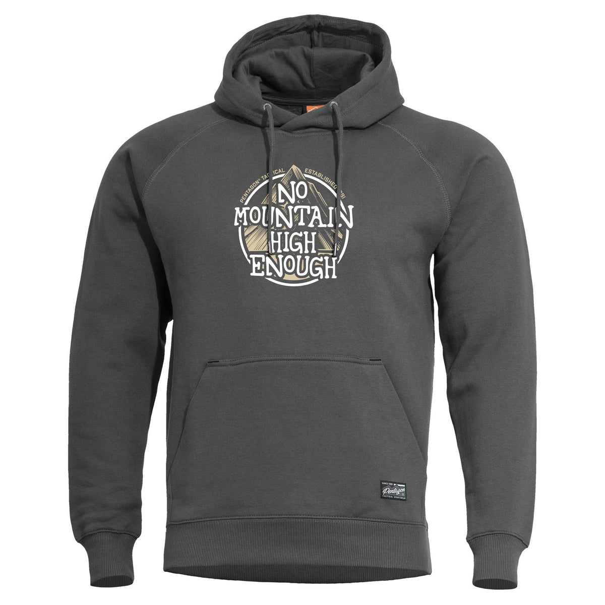 Sweat à capuche Pentagon Phaeton No Mountain coton-polyester coutures plates