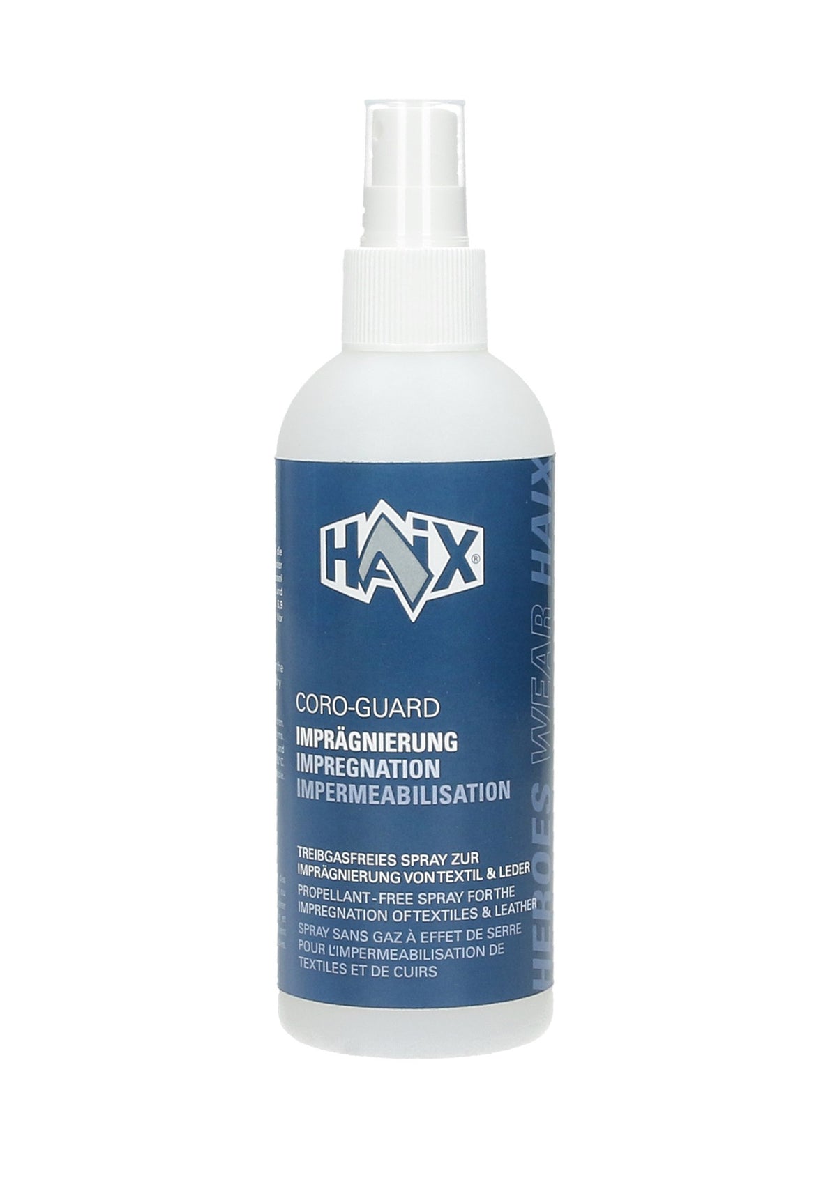 Spray imperméabilisant Haix 200 ml sans gaz propulseur pour cuir et textiles techniques