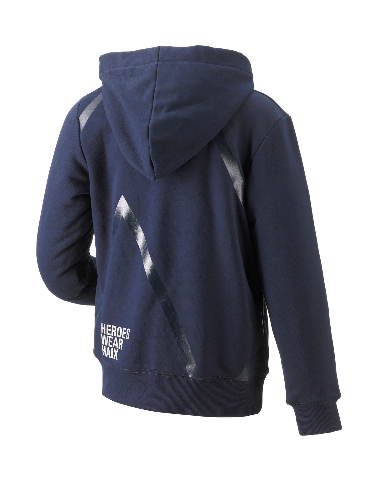 Sweat à capuche enfant Haix 100 % coton logo en relief fabrication européenne 40 °C