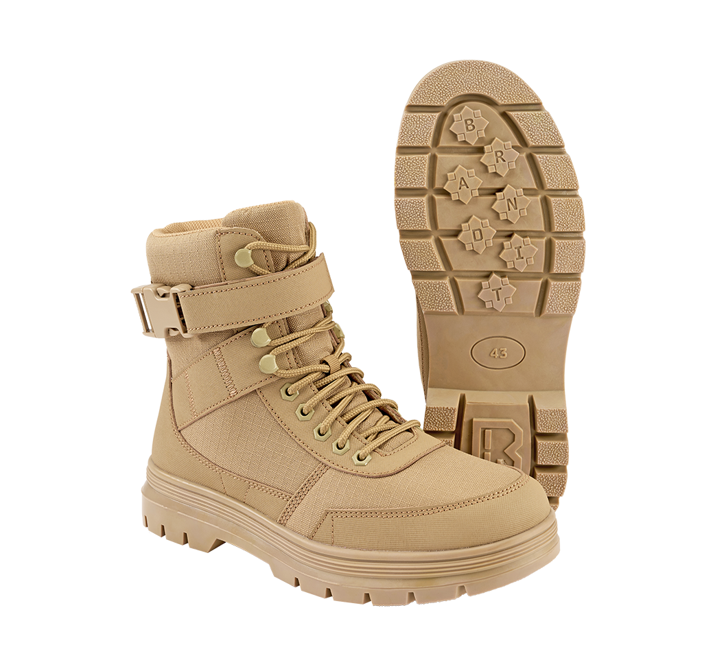 Chaussures tactiques Brandit Buckle 8 œillets microfibre ripstop boucle à clip