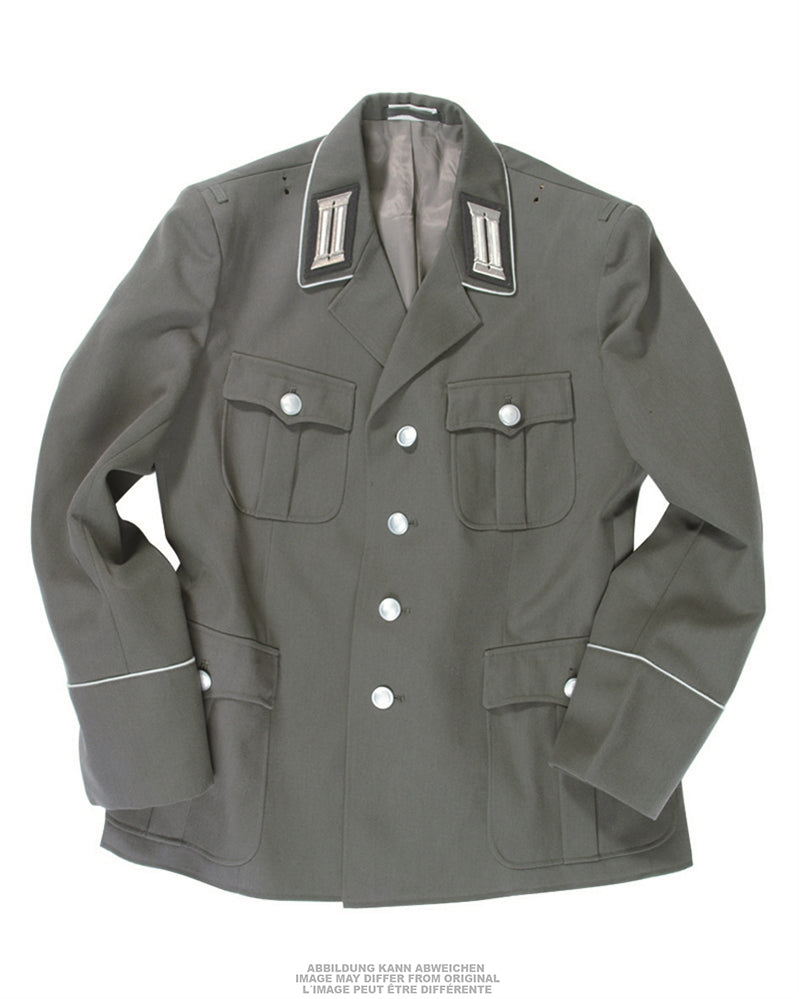 Veste d'uniforme est-allemande des forces terrestres, pattes d'épaule incluses
