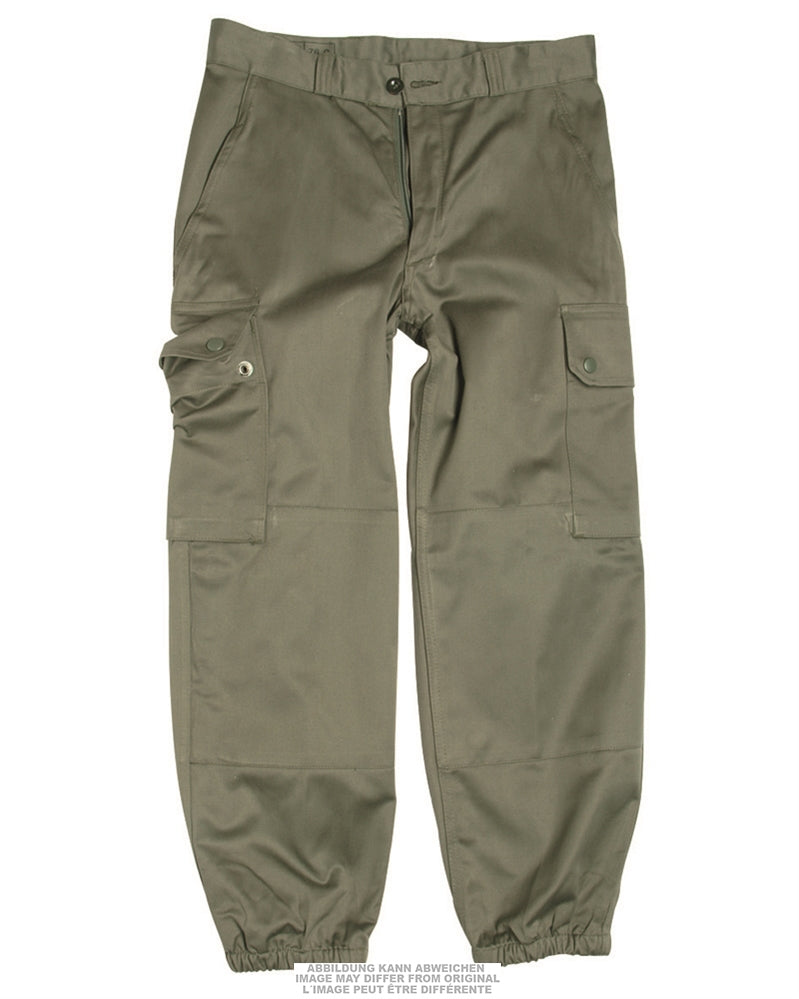 Pantalon de combat français F1/F2 en coton-polyester, stock ancien