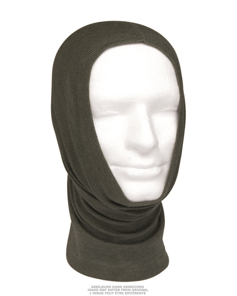 Cagoule en pure laine de l'armée est-allemande, stock ancien jamais porté