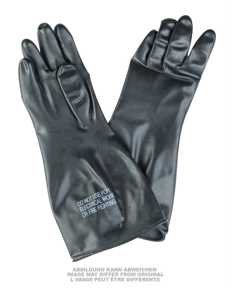 Gants en caoutchouc type américain, surplus militaire d'occasion allemand