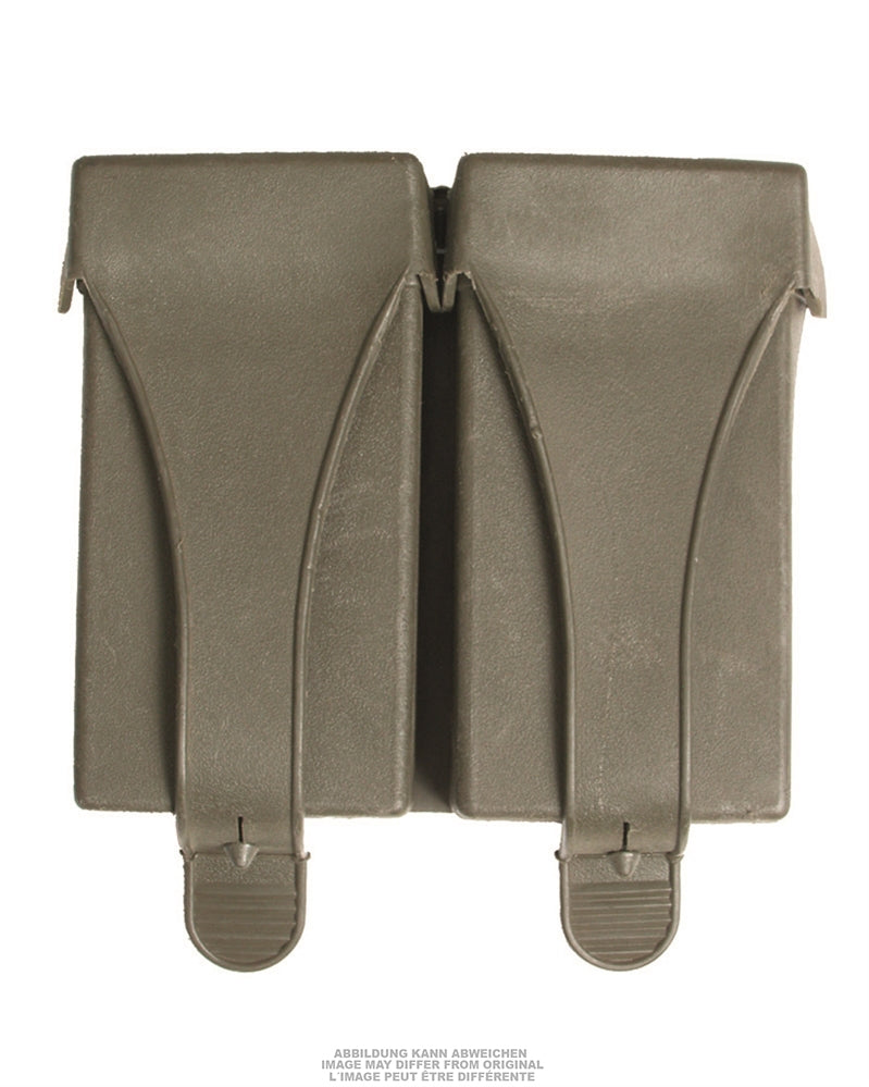 Porte-chargeur G3 de la Bundeswehr en polyamide enduit 16 x 18 cm, occasion