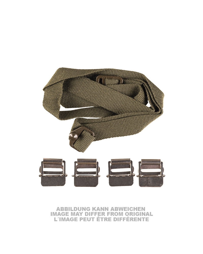 Kit de bandoulière pour masque de protection Dräger de la Bundeswehr, stock ancien