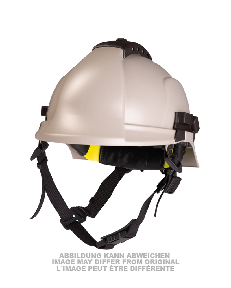 Casque d'alpinisme de présentation de la Bundeswehr, coque neutralisée, stock ancien