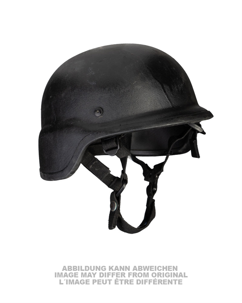 Casque de combat de présentation en aramide, pièce neutralisée de surplus