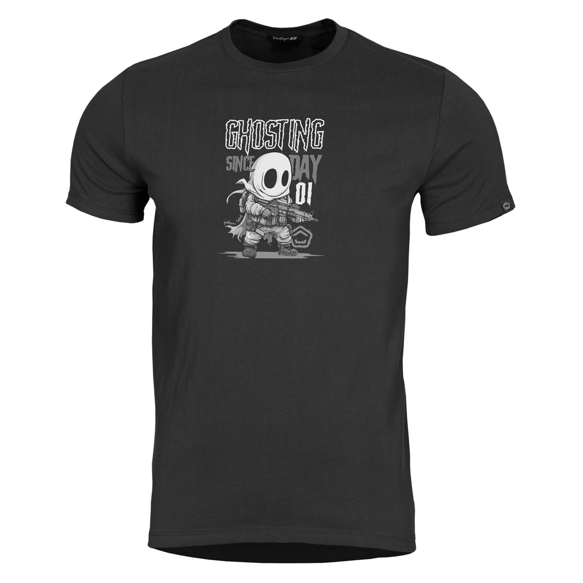 T-shirt Pentagon Ghosting imprimé en coton filé à l'anneau 190 g/m² séchage rapide