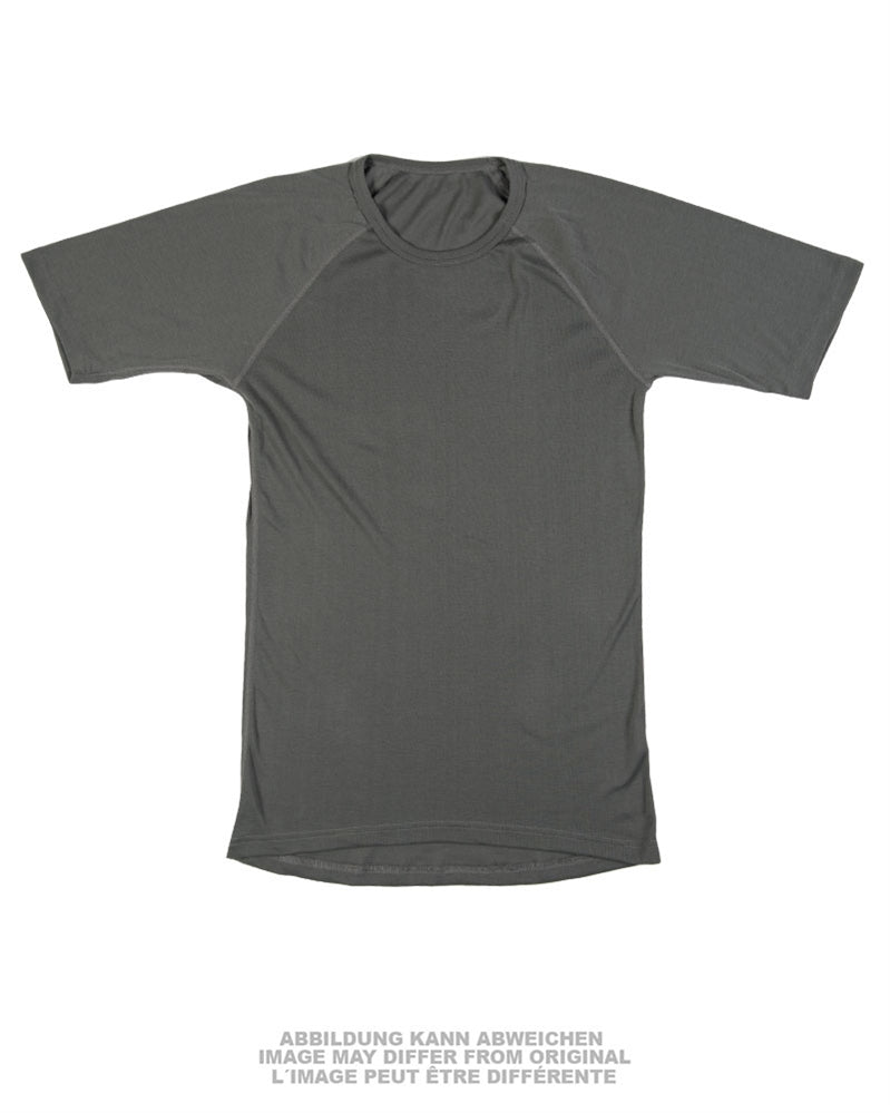 Maillot de corps néerlandais à manches courtes en pur polyester, surplus d'occasion
