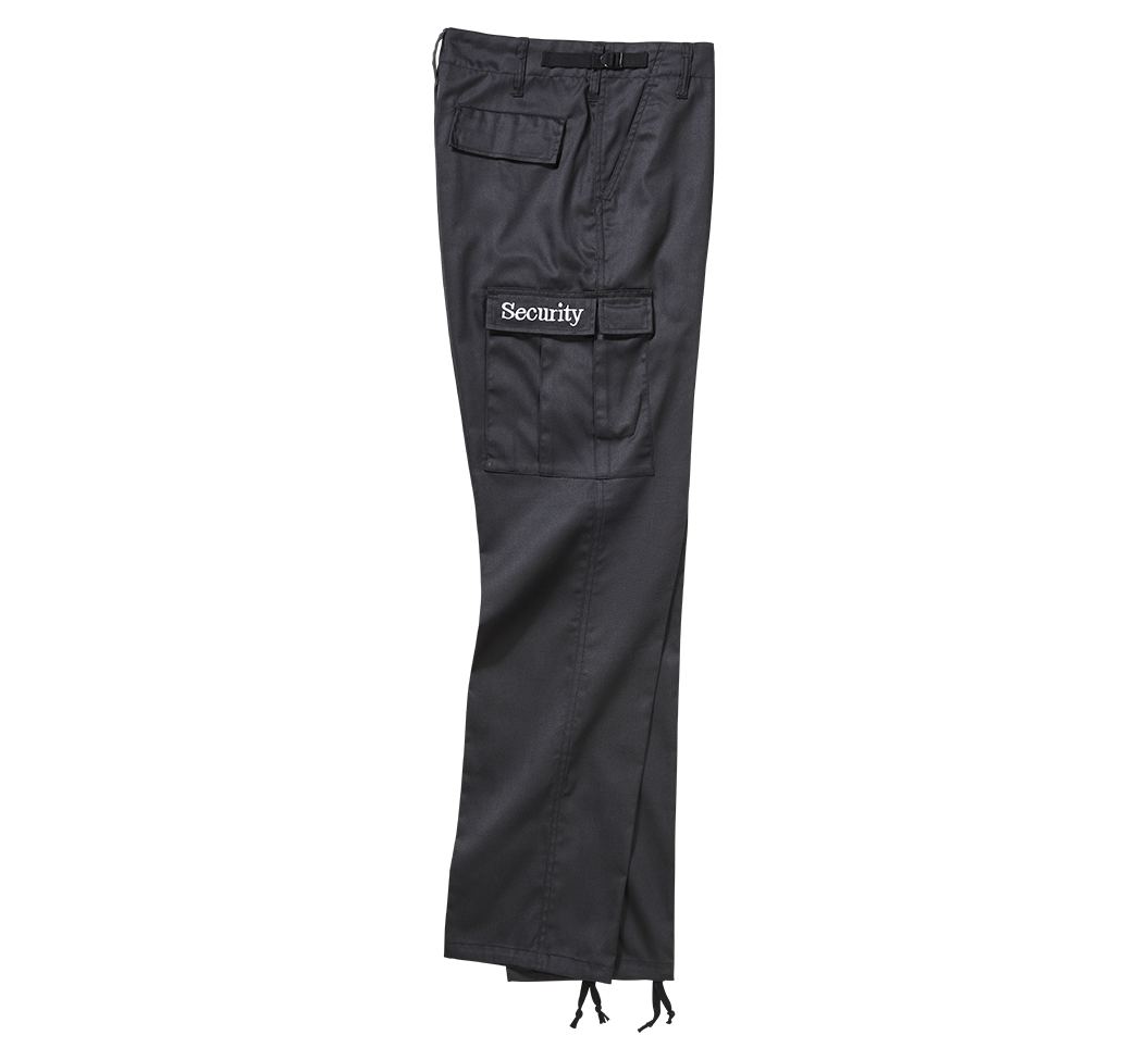 Pantalon Brandit Security Ranger polycoton marquage brodé sur les poches de cuisse