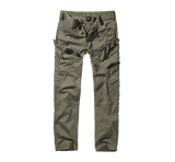 Pantalon Brandit Adven Slim Fit coton extensible assise renforcée six poches et cordon de taille