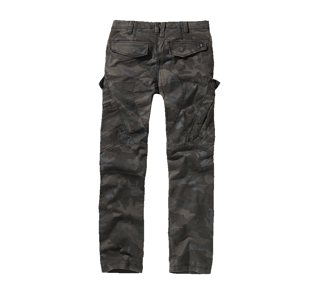 Pantalon Brandit Adven Slim Fit coton extensible assise renforcée six poches et cordon de taille