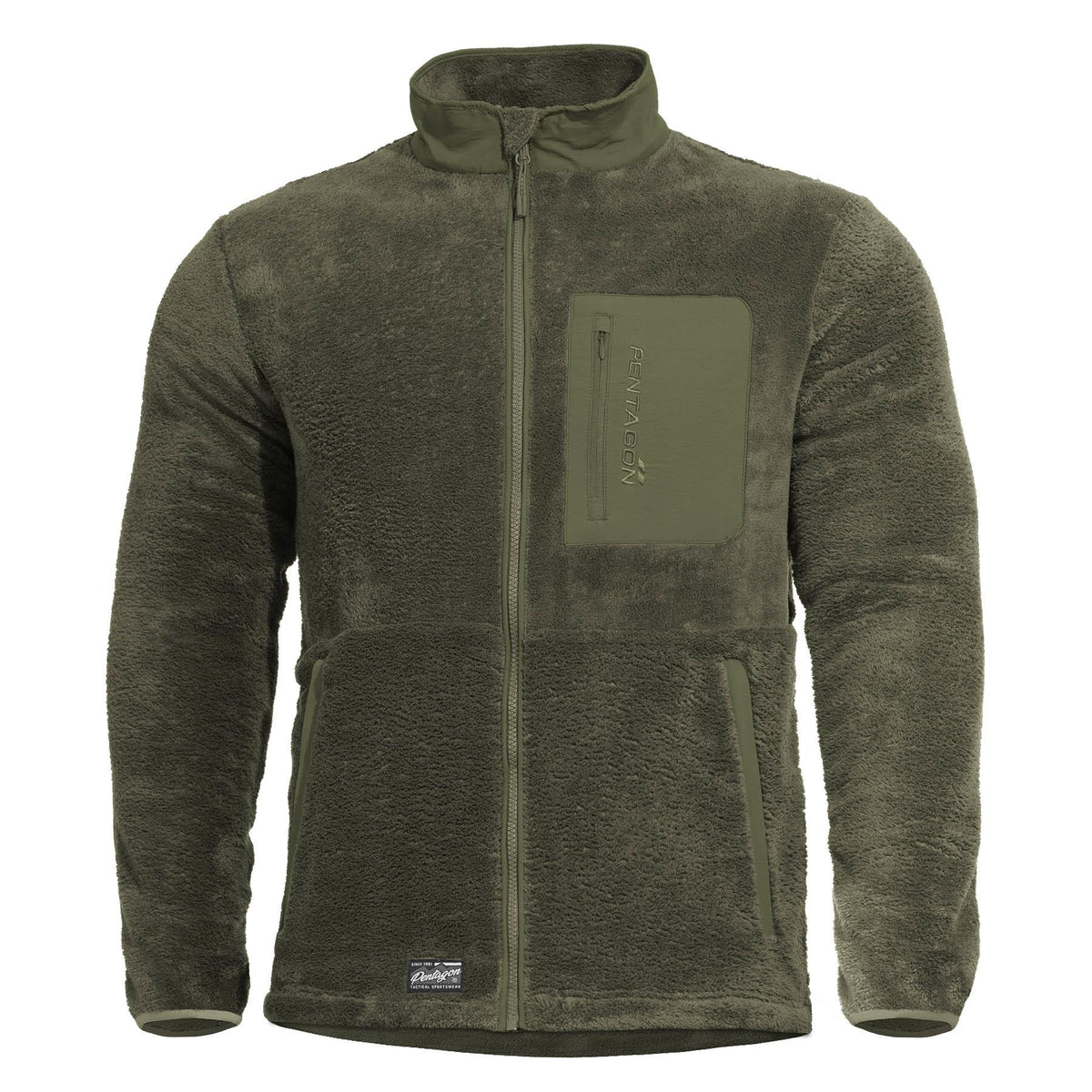 Sweat polaire Pentagon Grizzly nylon Taslon 250 g/m² renforts aux coudes