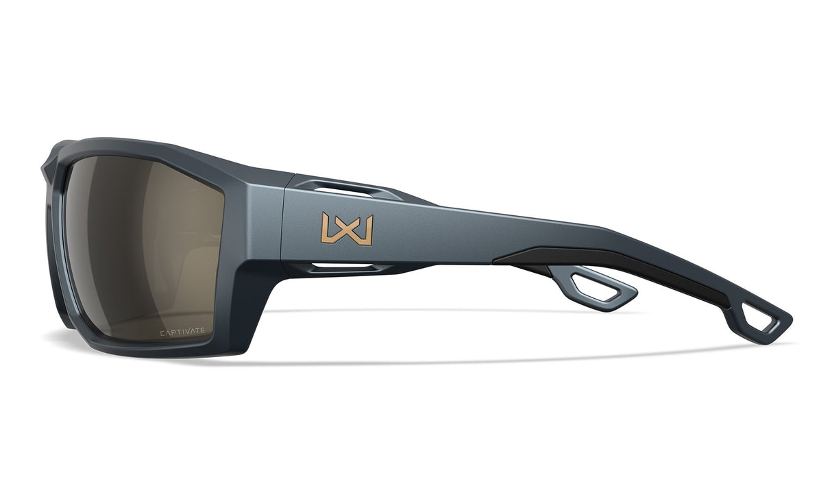 Lunettes balistiques Wiley X WX Alpine MIL-PRF-32432A verres Captivate miroir gris graphite