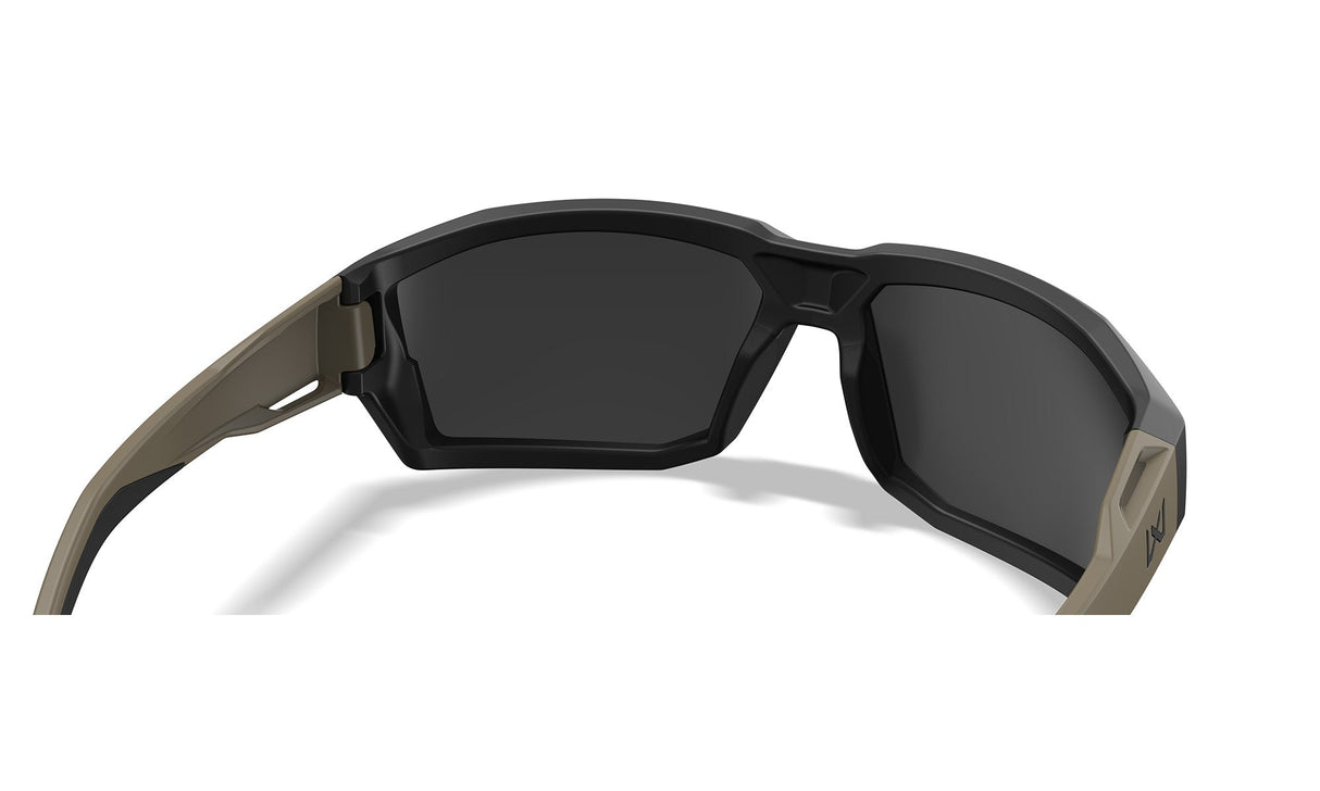 Lunettes balistiques Wiley X WX Alpine MIL-PRF-32432A verres polarisés Captivate noir et beige
