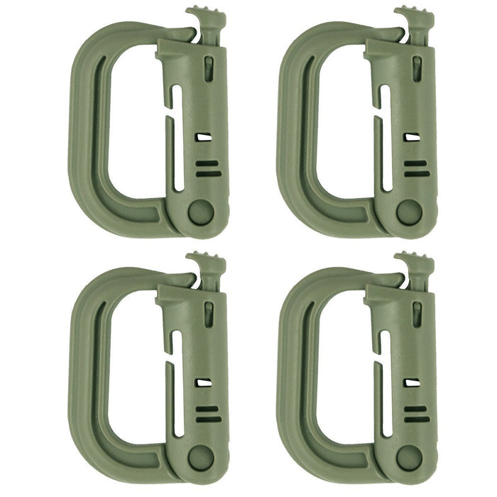 Accessoire MOLLE D-LOCK Bulldog Tactical - Vert olive - Lot de 4 - Welkit.com - 3662950074745 - 13