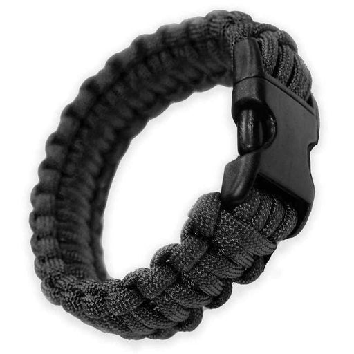 Accessoire de survie Bracelet paracorde Bulldog Tactical - Noir - M (20 cm) - Welkit.com - 2000000284644 - 1