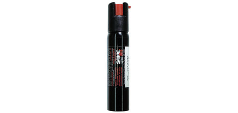 Aérosol lacrymogène en gel Sabre Red 35 ml jet filaire 12 giclées marqueur UV