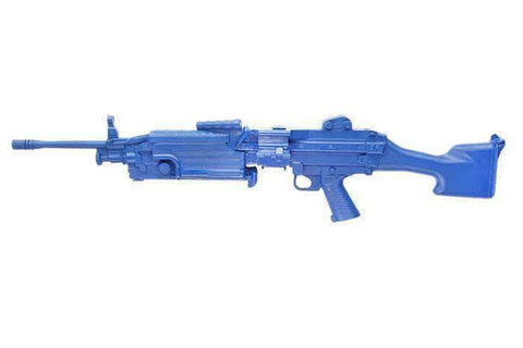 Arme d'entraînement Blueguns FN Herstal M249 SAW — réplique inerte en polyuréthane renforcé acier