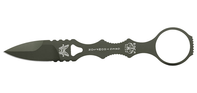 Dague Benchmade Mini SOCP OD Green 177 acier 440C lame 42 mm lame spear point