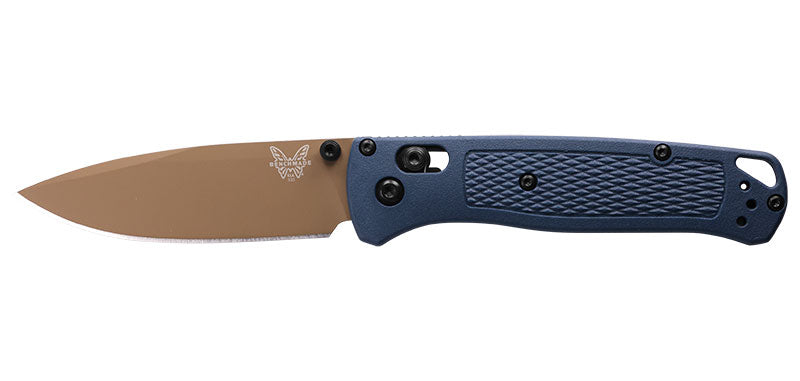Couteau pliant Benchmade Bugout Crater Blue 535 acier CPM S30V lame 82 mm