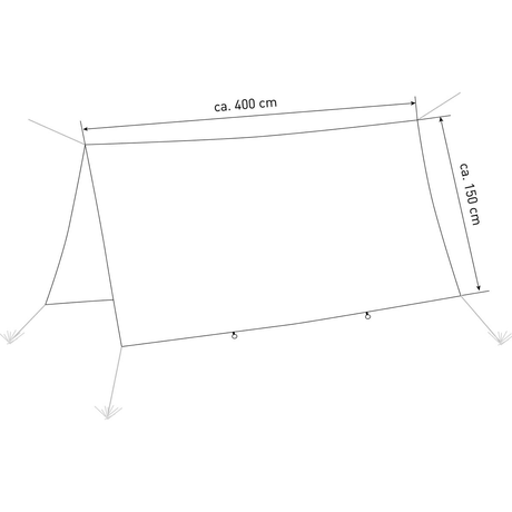 Bâche Amazonas Traveller Tarp XXL