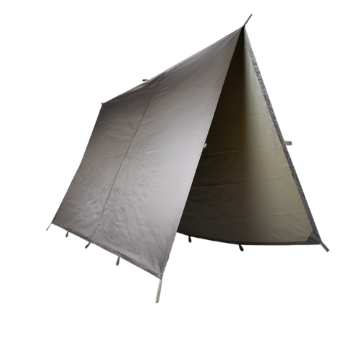 Bâche Mil-Tec Tarp polyester ripstop enduit PVC 3 × 3 m 1 500 g colonne d'eau 5 000 mm avec 19 boucles