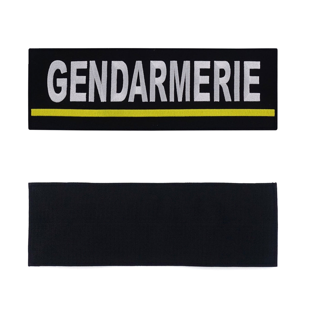 Bandeau d'identification Patrol Equipement Gendarmerie brodé 30 x 10 cm auto-agrippant