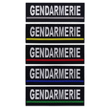 Bandeau d'identification Patrol Equipement Gendarmerie brodé 30 x 10 cm auto-agrippant