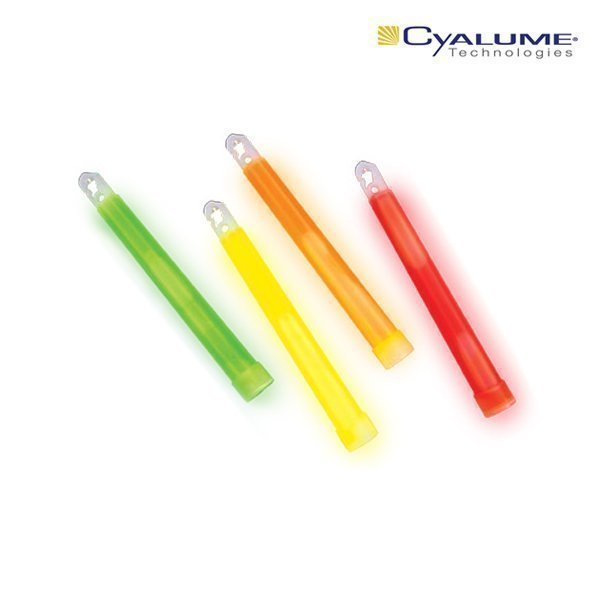 Bâton lumineux Cyalume Chemlight 10 cm autonomie 6 heures étanche et flottant