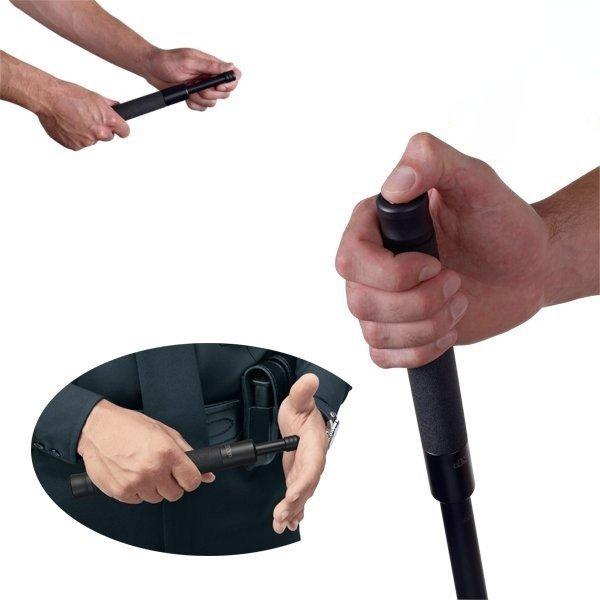 Bâton télescopique ASP Infinity T50 Black Chrome Vector Grip