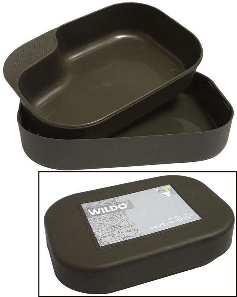 Boîte repas Wildo Camp-A-Box deux pièces en polypropylène 19 x 13 x 4,5 cm