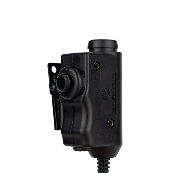 Boîtier PTT Earmor M51 prise Nexus TP-120 OTAN pour poste radio Hytera BD505