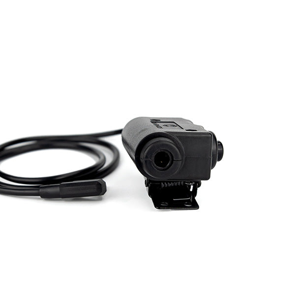 Boîtier PTT Earmor M51 prise Nexus TP-120 OTAN pour radio Kenwood 2 broches