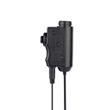 Boîtier PTT Earmor M52 avec bouton déporté M50 pour radio Hytera PD780