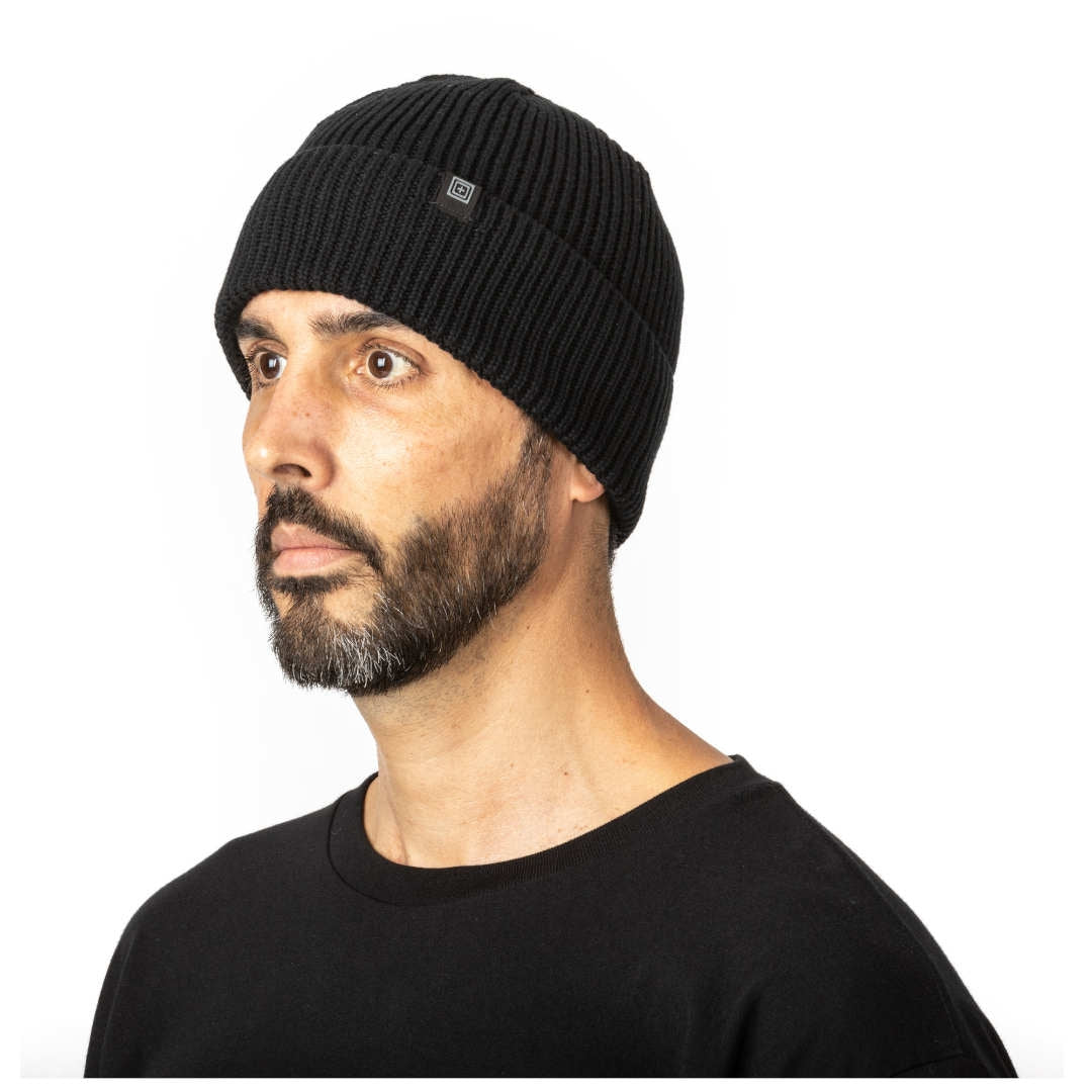 Bonnet Boistel 5.11 Tactical en coton à revers et doublure jersey tricoté