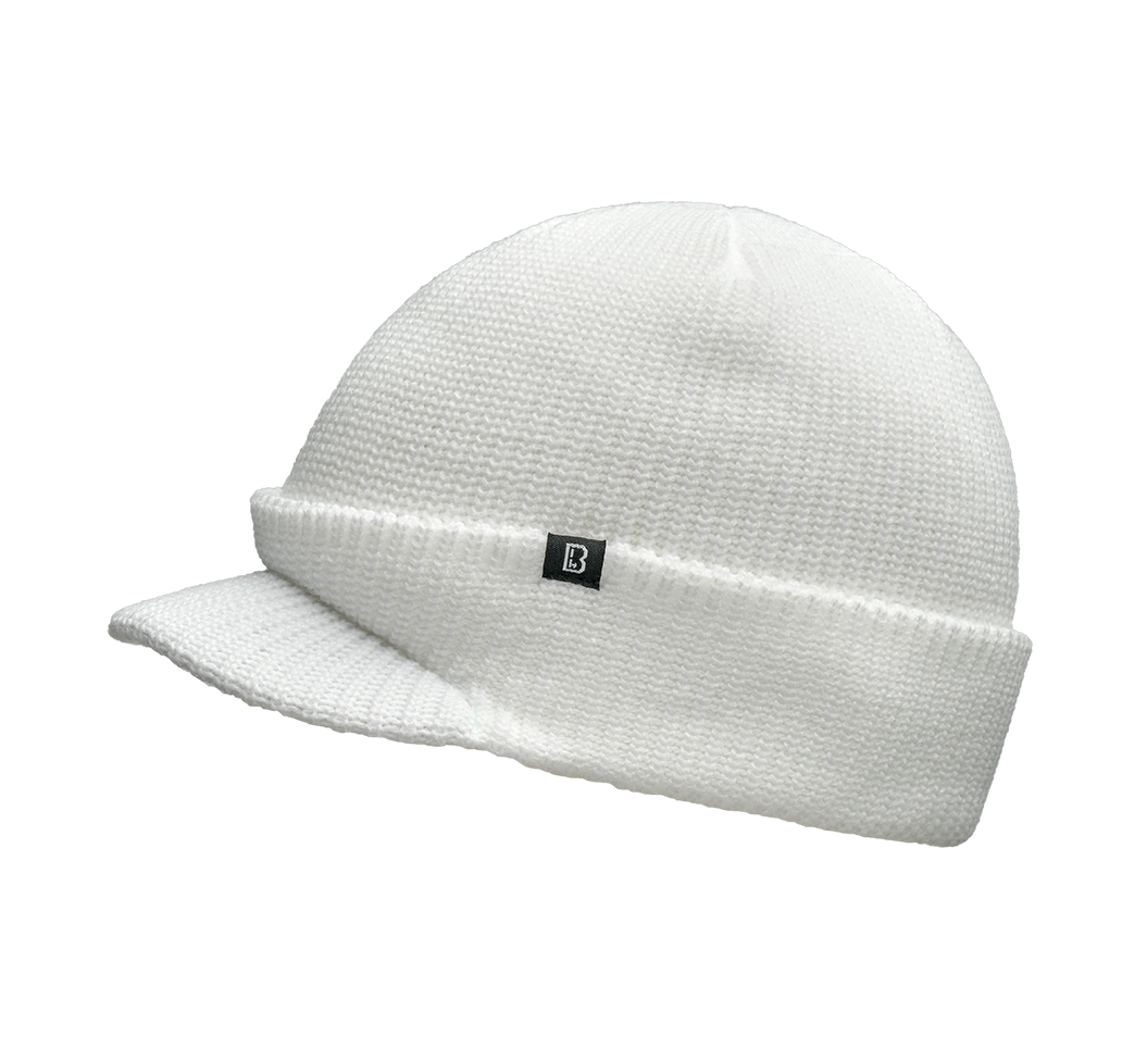 Bonnet à visière Brandit Shield en maille épaisse double épaisseur visière 5,5 cm
